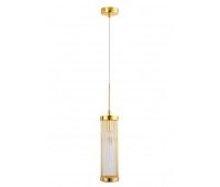 Светильник Crystal Lux TADEO SP1 D100 GOLD/TRANSPARENTE