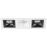 Комплект из светильников и рамки DOMINO Domino Lightstar D536070607