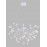 Светильник подвесной Crystal Lux EVITA SP63 WHITE/TRANSPARENT