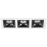 Комплект из светильников и рамки DOMINO Domino Lightstar D536070707
