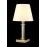 Настольная лампа Crystal Lux NICOLAS LG1 GOLD/WHITE