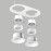 Комплект со светильником Domino Lightstar D6560606WMOD