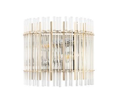 Бра Crystal Lux AURELIO AP2 GOLD+CHROME/TRANSPARENT