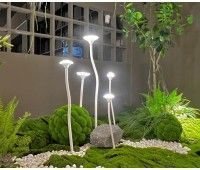 Грунтовый светильник Kink Light Пайк 09500B-5,01 белый