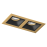Комплект со светильником Domino Lightstar D5230707GMOD