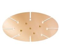 Потолочная база Crystal Lux D600-8 BRASS