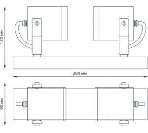 Архитектурная подсветка светодиодная IP54 Gauss Sonata GD153