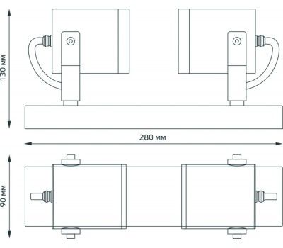 Архитектурная подсветка светодиодная IP54 Gauss Sonata GD153