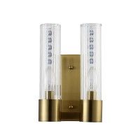 Бра Crystal Lux OTONO AP2 BRASS/TRANSPARENTE
