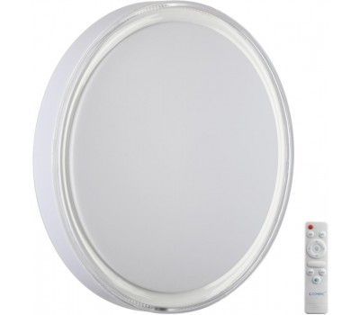 Настенно-потолочный светильник Sonex Laven 7699/EL пластик/белый LED 70Вт 3000-6000K D500 IP43 пульт ДУ