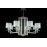 Люстра Crystal Lux NICOLAS SP-PL8 NICKEL/WHITE