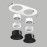 Комплект со светильником Domino Lightstar D6560707WMOD
