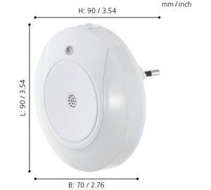 Детский ночник светодиодный с датчиком освещенности Tineo 97934