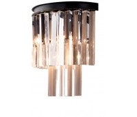 Бра 1920s Odeon KR0387W-2B black/clear