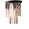 Бра 1920s Odeon KR0387W-2B black/clear