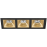 Комплект из светильников и рамки DOMINO Domino Lightstar D537030303