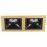 Комплект из светильников и рамки DOMINO Domino Lightstar D5230707