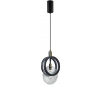 Подвесной светильник Odeon Light Mercury 5421/17L черный/золото/металл/стекло LED 17W 3000K