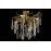 Люстра Crystal Lux REINA PL5 D600 GOLD PEARL