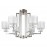 Люстра Crystal Lux NICOLAS SP-PL6 NICKEL/WHITE