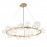 Люстра Crystal Lux AGATA SP24 V2 GOLD/TRANSPARENTE