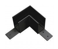 Соединитель PRO L-образный горизонтальный Teta Lightstar 505127-ALU
