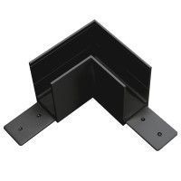 Соединитель PRO L-образный горизонтальный Teta Lightstar 505127-ALU