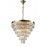 Люстра Crystal Lux ABIGAIL SP-PL15 D620 GOLD/TRANSPARENT