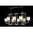 Люстра Crystal Lux NICOLAS SP8 L1000 NICKEL/WHITE