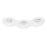 Комплект из светильников и рамки DOMINO Domino Lightstar D696060606