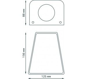 Архитектурная подсветка светодиодная IP54 Gauss Sigma GD163