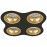 Комплект из светильников и рамки DOMINO Domino Lightstar D64703030303