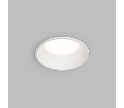 Встраиваемый влагозащищенный светильник 12 Вт LED 3000-4000-6500K, IP44, алюминий, акрил Denkirs Trim DK2450-WH
