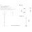 Торшер Crystal Lux NICOLAS PT1 GOLD/WHITE