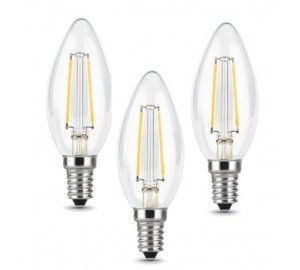 Лампочка Filament Свеча E14 5W 2700К 1/20 (3 лампы в упаковке) 103801105T