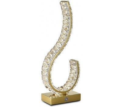 Интерьерная настолная лампа хрустальная светодиодная Newport 8240 8240/T gold