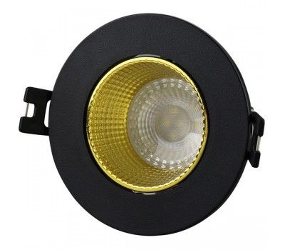 Встраиваемый светильник светодиодный DK3061-BK+YE