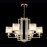 Люстра Crystal Lux NICOLAS SP-PL6 GOLD/WHITE