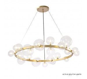 Люстра Crystal Lux AGATA SP24 V2 GOLD/TRANSPARENTE