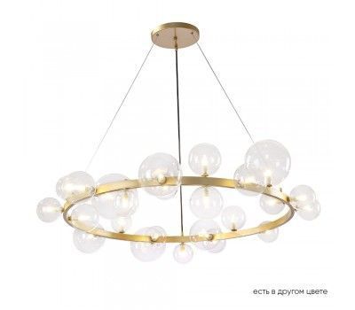 Люстра Crystal Lux AGATA SP24 V2 GOLD/TRANSPARENTE