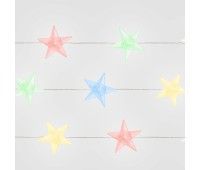 Гирлянда линейная Feron CL572 41649 Звездочки, статичная, 4,5м USB мультиколор