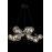 Люстра Crystal Lux AGATA SP15 V2 BLACK/TRANSPARENTE