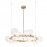 Люстра Crystal Lux AGATA SP15 V2 GOLD/TRANSPARENTE