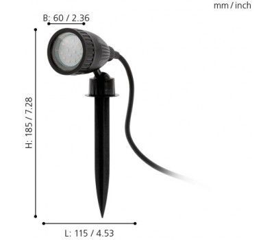 Грунтовый светильник IP44 1-c Eglo Nema 98052 (Умный дом) Грунтовый светильник IP44 1-c Eglo Nema 98052 (Умный дом)