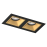 Комплект со светильником Domino Lightstar D5270303BMOD