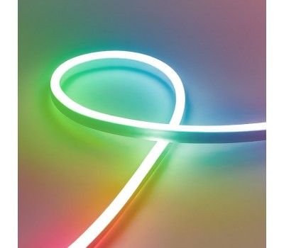 Cсветодиодная LED лента неоновая 72SMD(5050)/м 8Вт/м 10м 220V RGB IP67 Feron LS720 52111