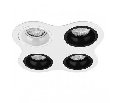 Комплект из светильников и рамки DOMINO Domino Lightstar D64606070707