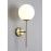 Бра Crystal Lux FELIZ AP1 BRONZE/WHITE