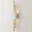 Бра Crystal Lux CARTA AP6W LED WHITE/BRASS
