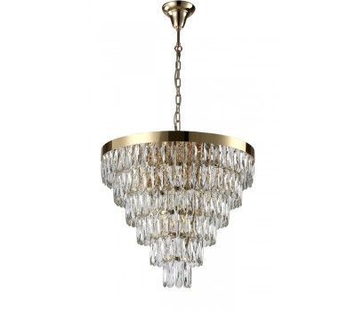 Люстра Crystal Lux ABIGAIL SP-PL15 D620 GOLD/TRANSPARENT